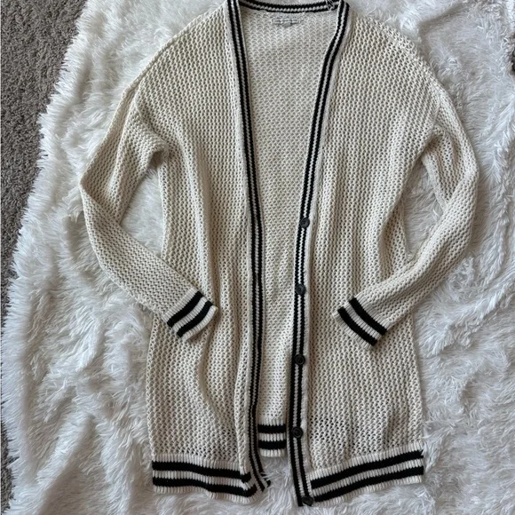 American Eagle Outfitters Open Knit Long Cardigan - Picture 5 of 10